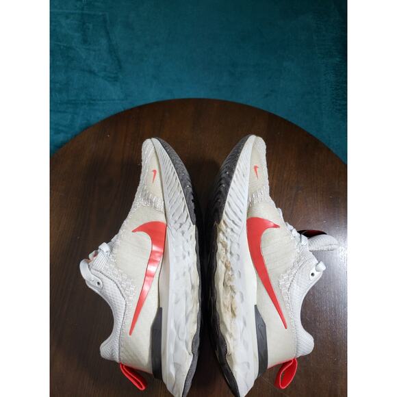 Nike React Infinity Run Flyknit 3 Shoes Size 8 Mens White Running Gym DZ3014-100 main image 10